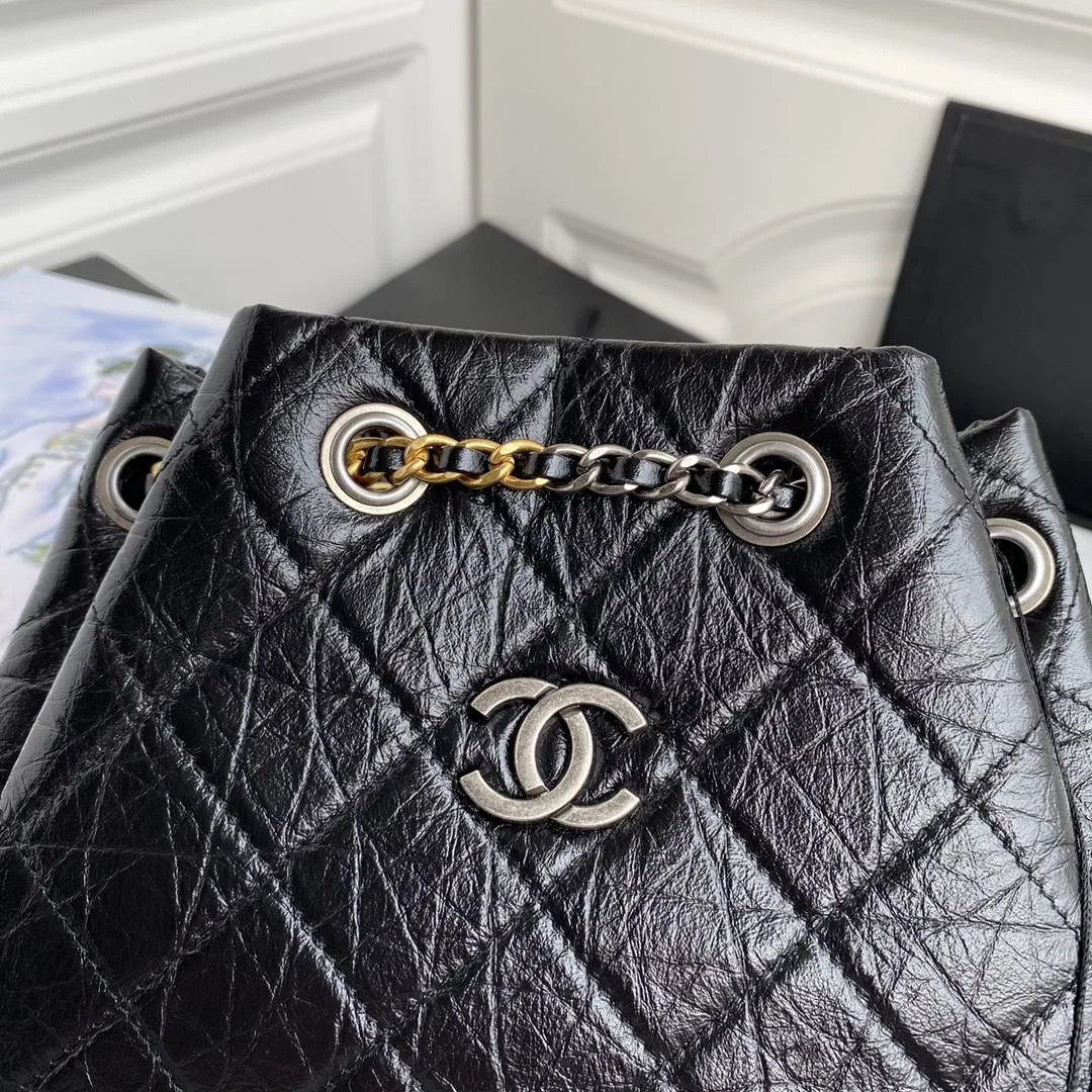 Chanel Gabrielle Backpack Black / - Image 4
