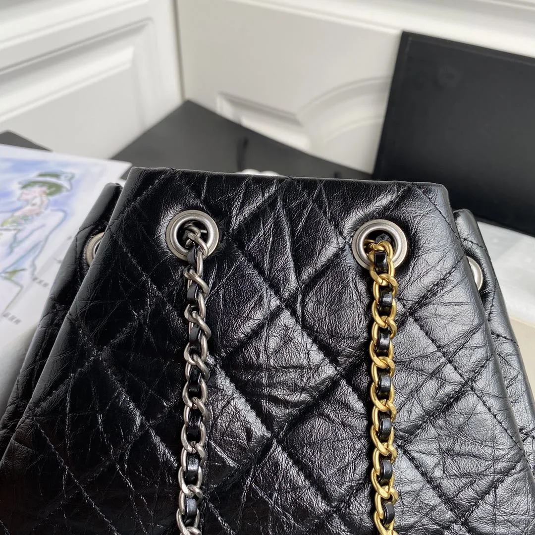 Chanel Gabrielle Backpack Black / - Image 7