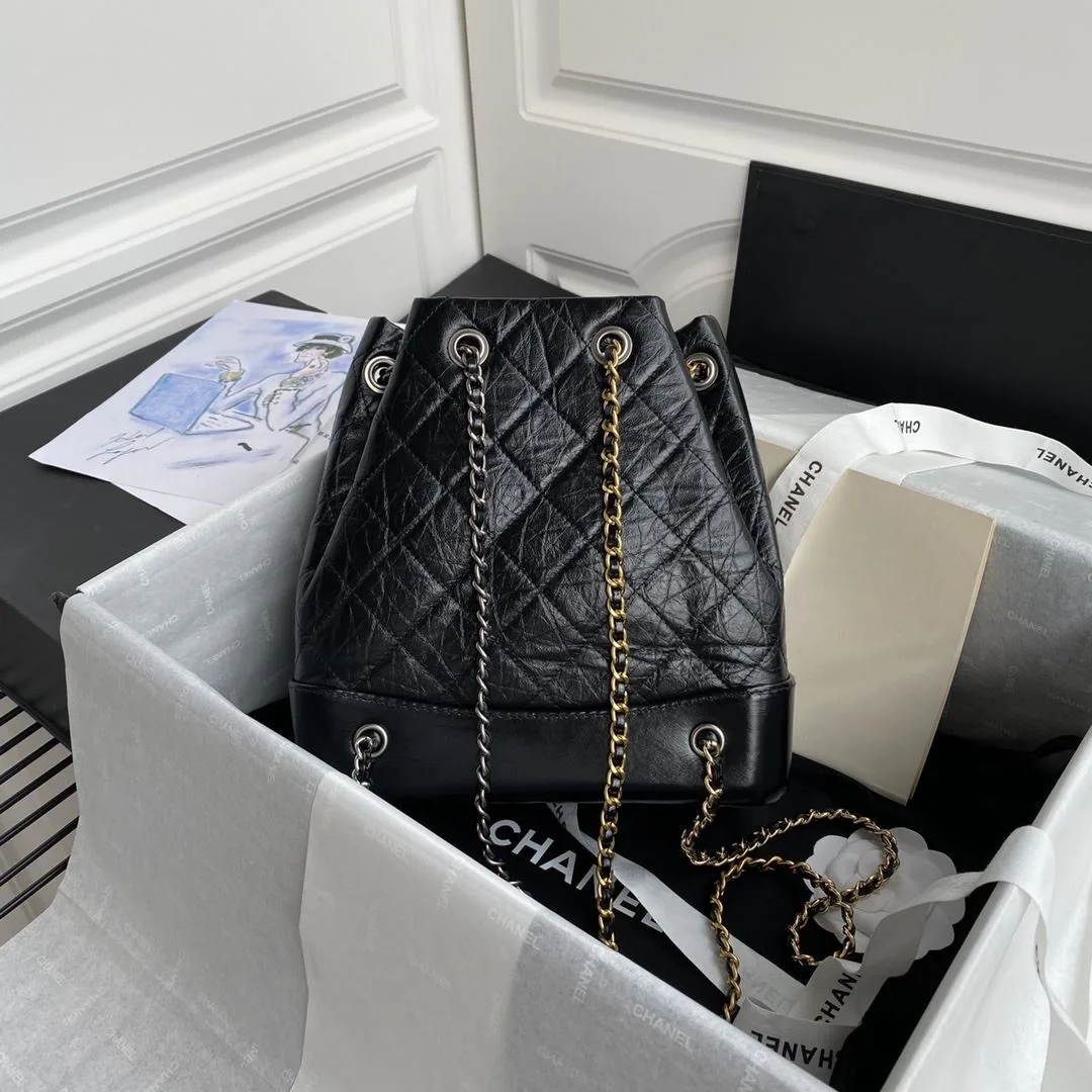 Chanel Gabrielle Backpack Black / - Image 8