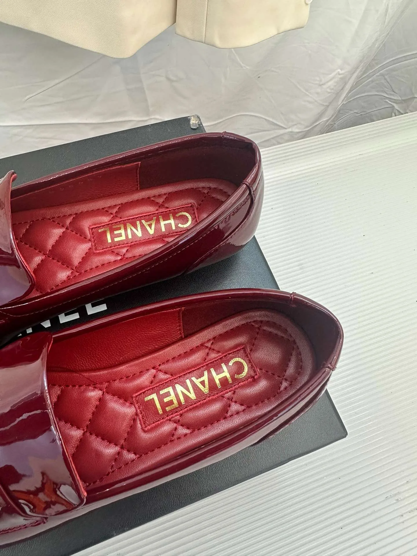 Alternative view of Chanel Goddess Loafers Burgundy