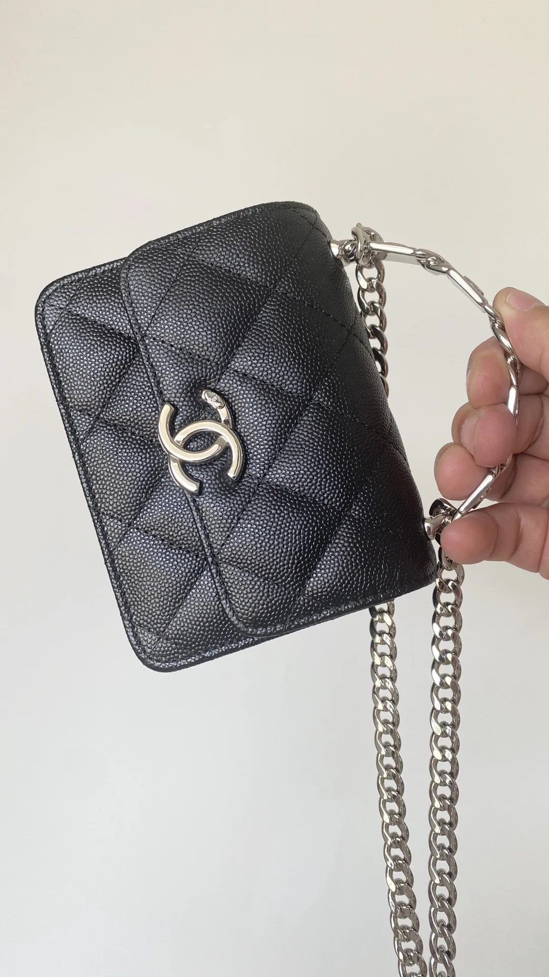 Chanel HAAS Mini Bag Black 3,/9 - Image 7