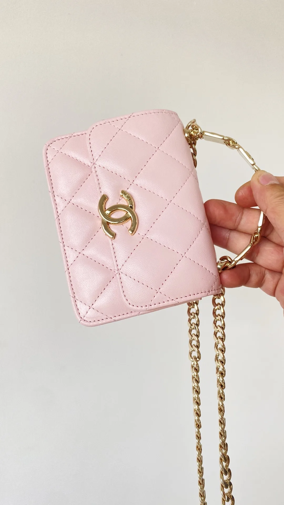 Chanel HAAS Mini Bag Pink 3,/9 - Image 8