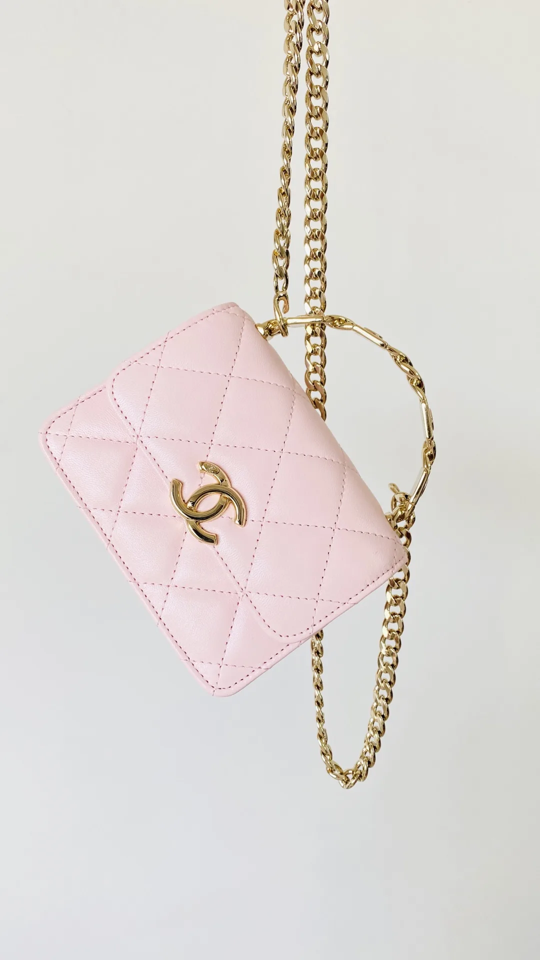 Chanel HAAS Mini Bag Pink 3,/9 - Image 7