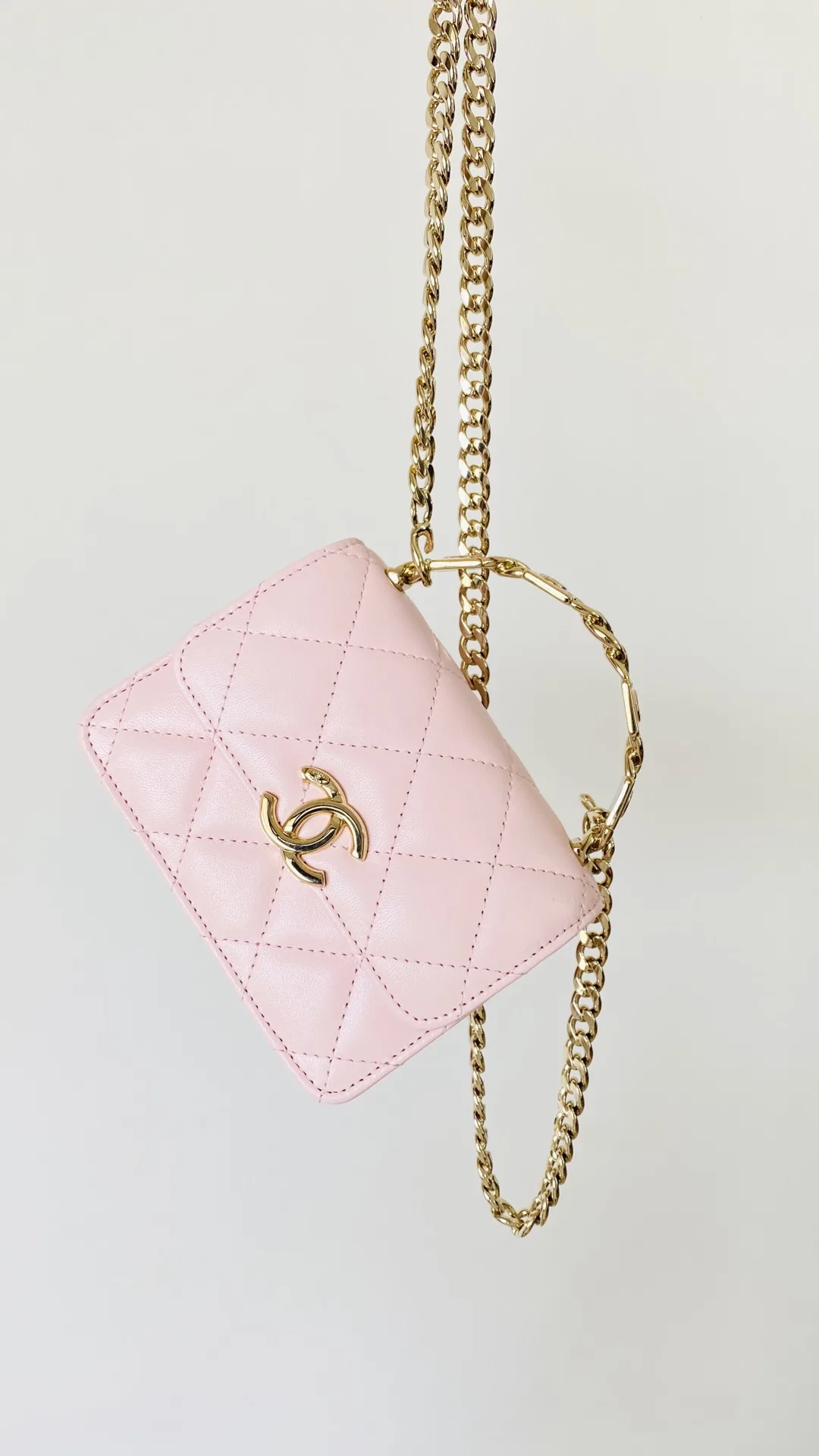 Chanel HAAS Mini Bag Pink 3,/9 - Image 4