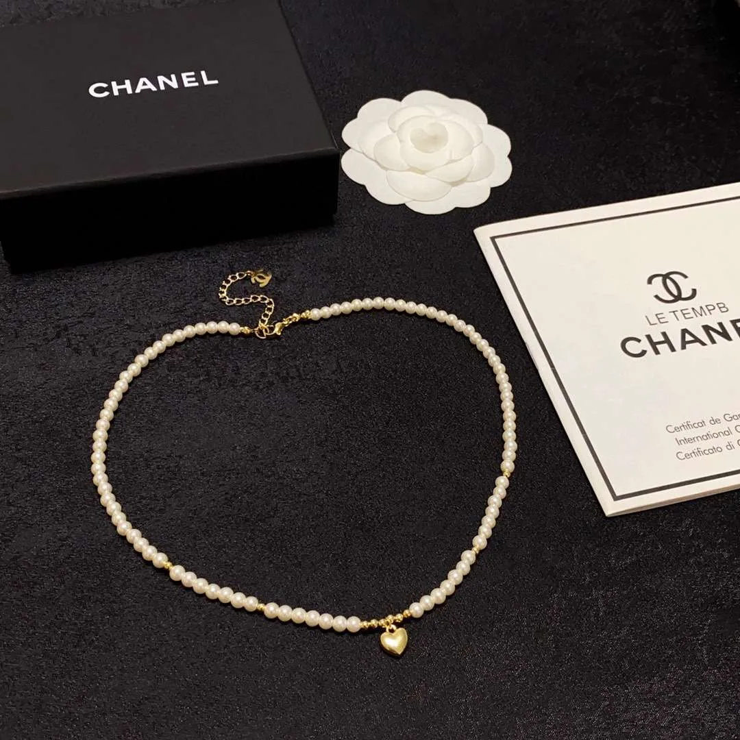 Chanel Heart Pearl