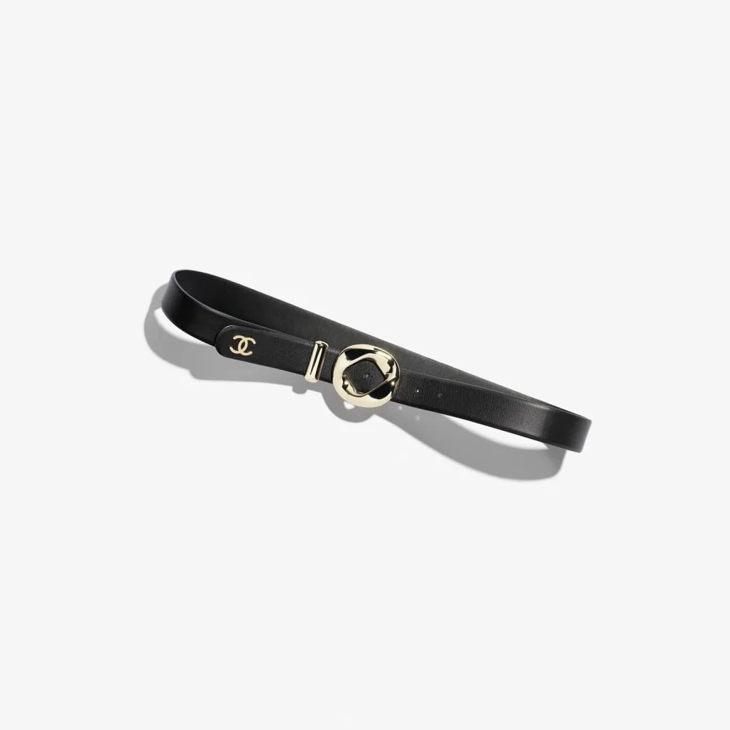 Chanel Leather Belt Black - Image 5
