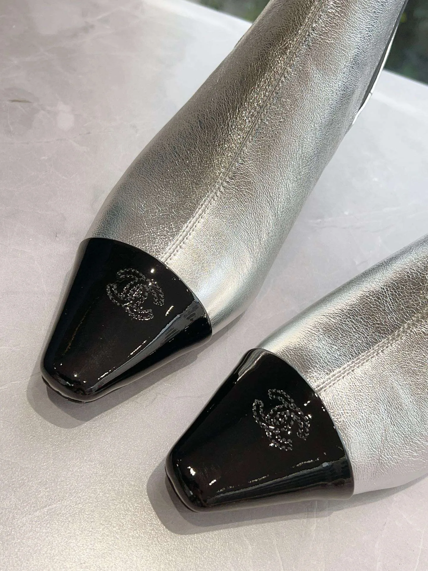 Alternative view of Chanel Martin Loafer Boot Silver
