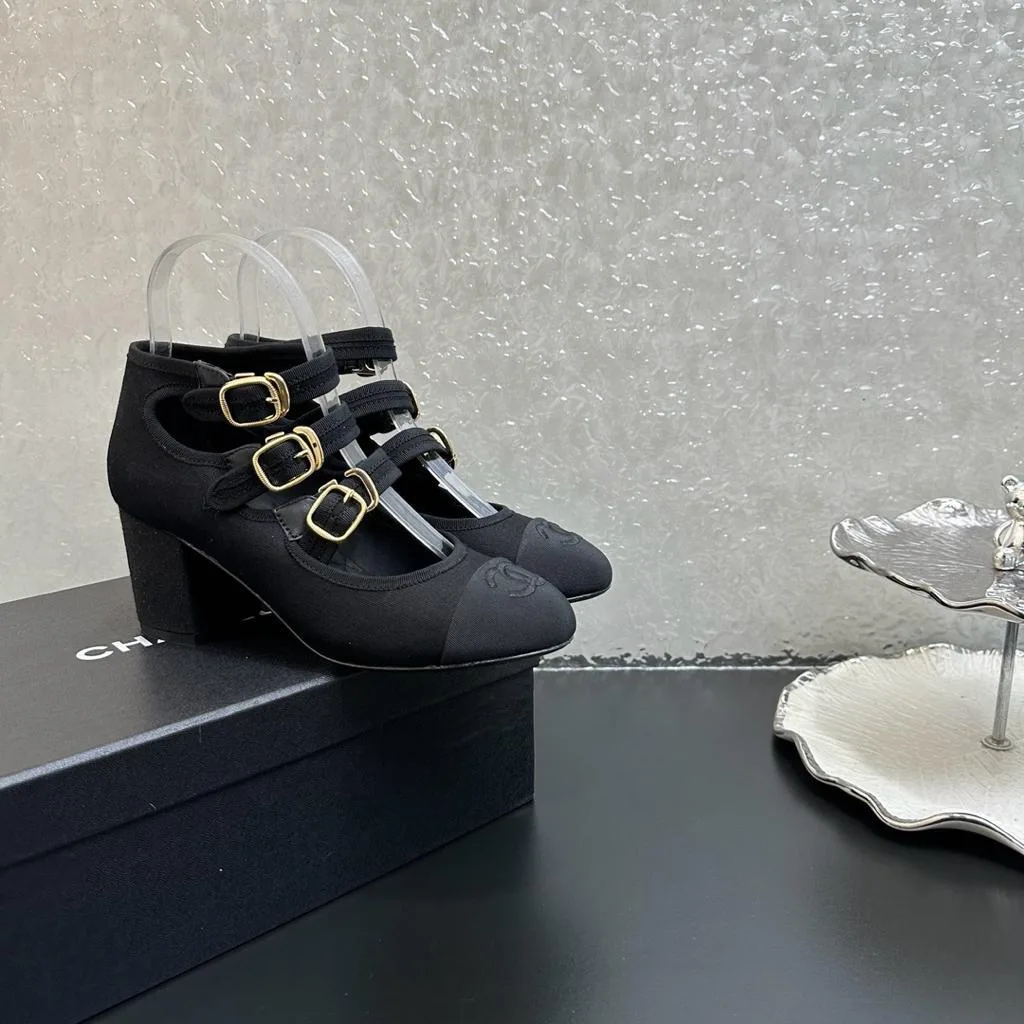 Alternative view of Chanel Mary Janes Black 