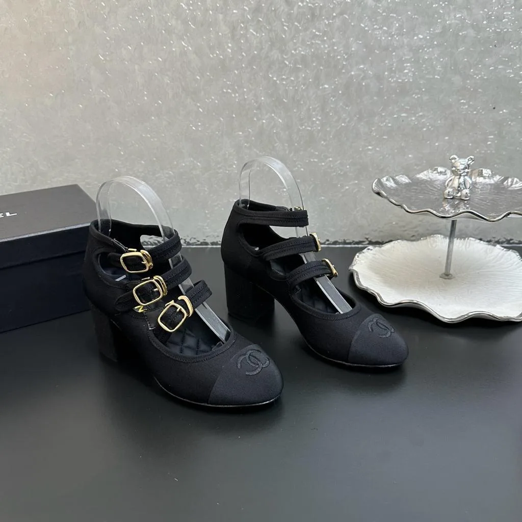 Chanel Mary Janes Black - Image 6