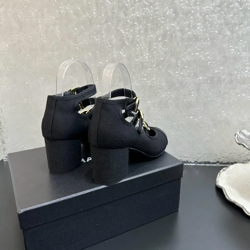 Chanel Mary Janes Black - Image 8
