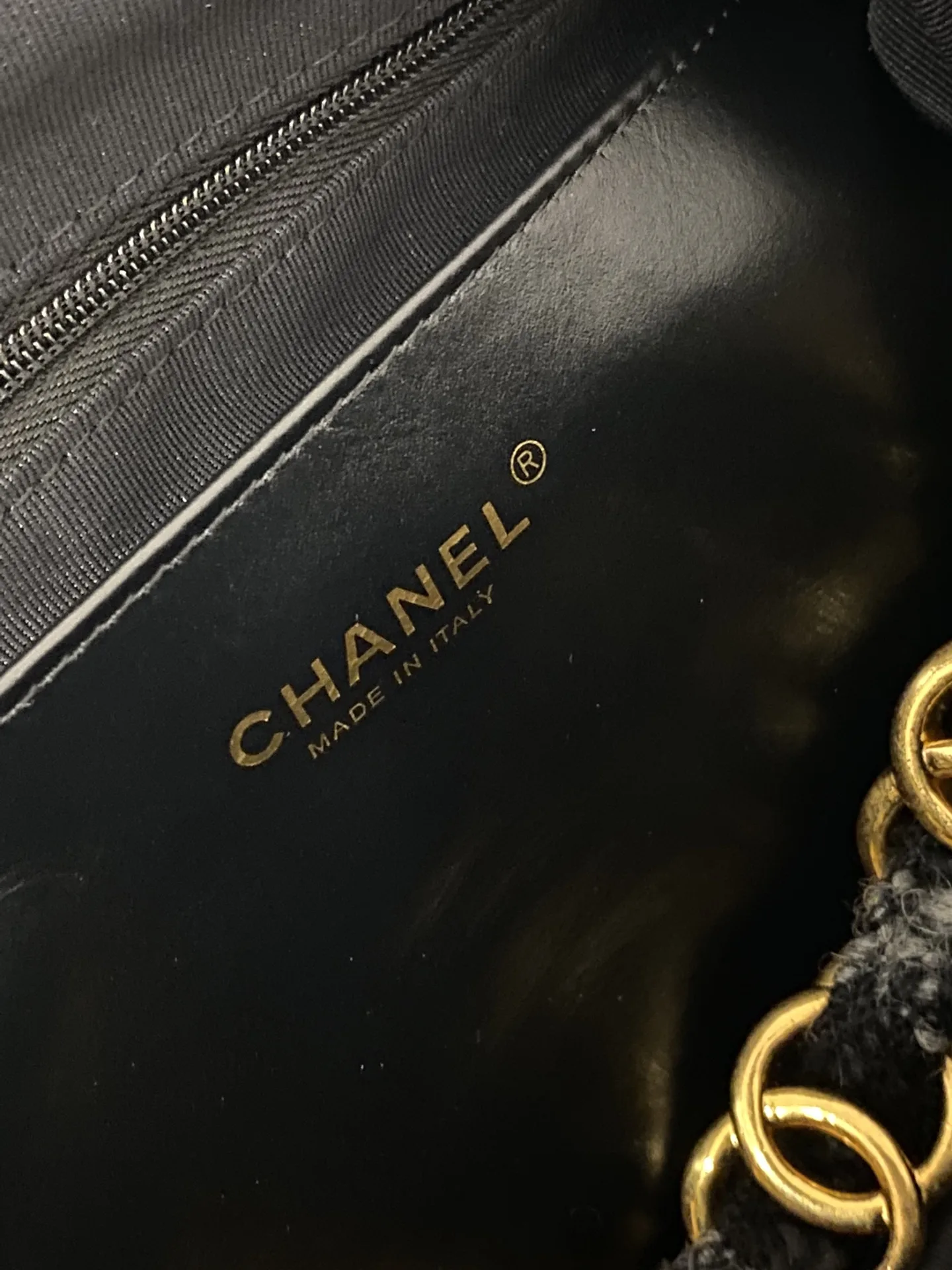 Chanel Maxi Hobo Bag / Black Gold Hardware - Image 8