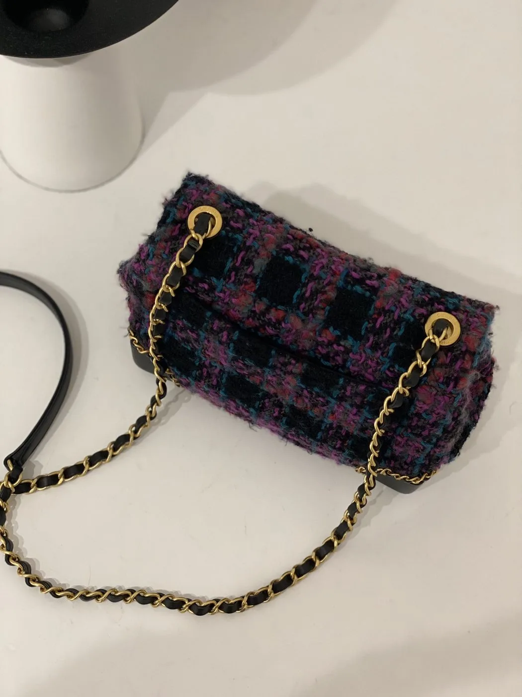 Chanel Mini Flap Bag Purple / - Image 6
