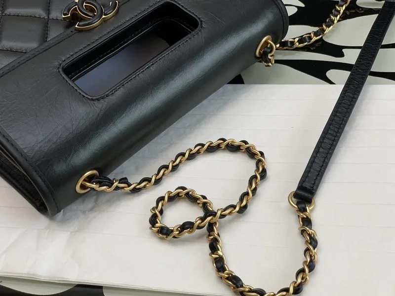 Alternative view of Chanel Mini Top Handle Bag Black /