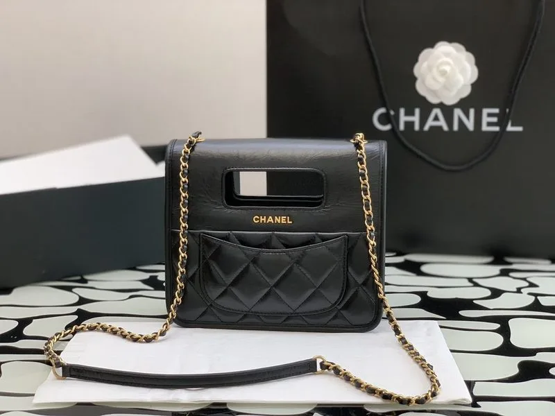 Chanel Mini Top Handle Bag Black / - Image 9