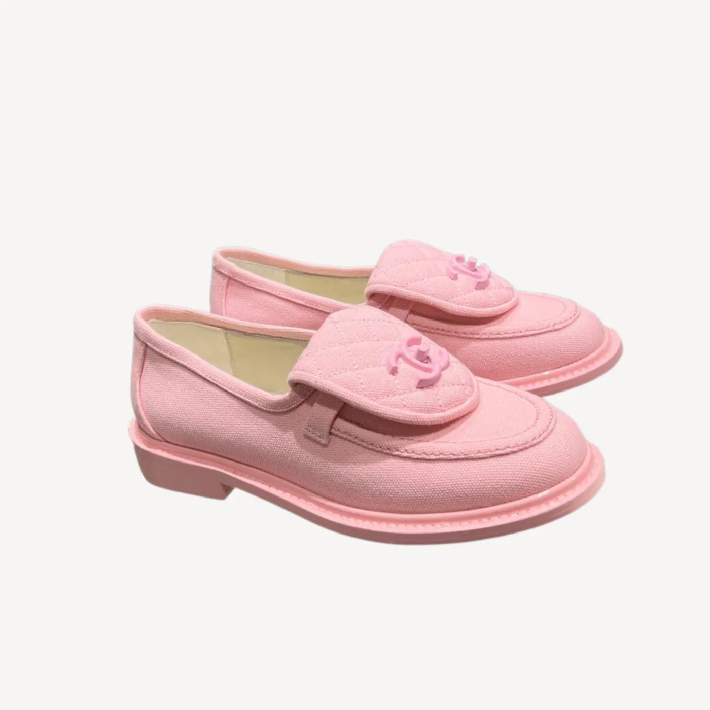 Chanel Moccasins Pink