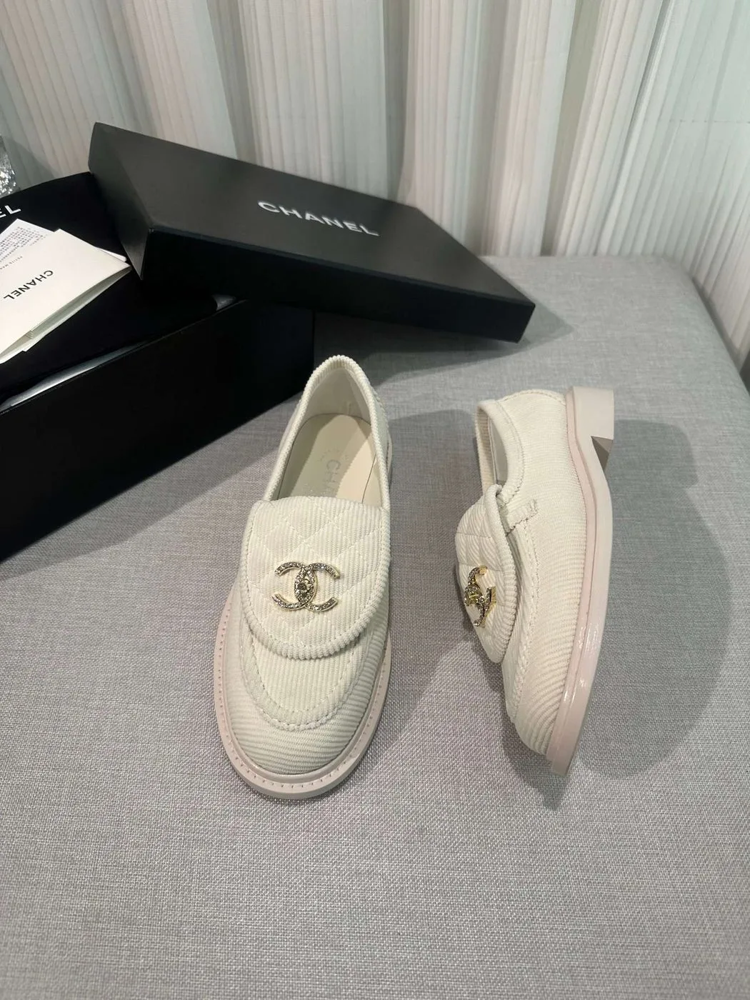 Alternative view of Chanel Moccasins Cream