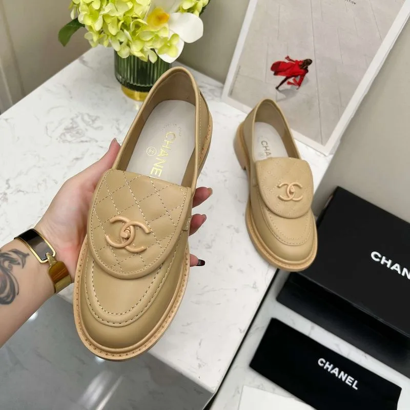 Chanel Moccasins Beige - Image 7