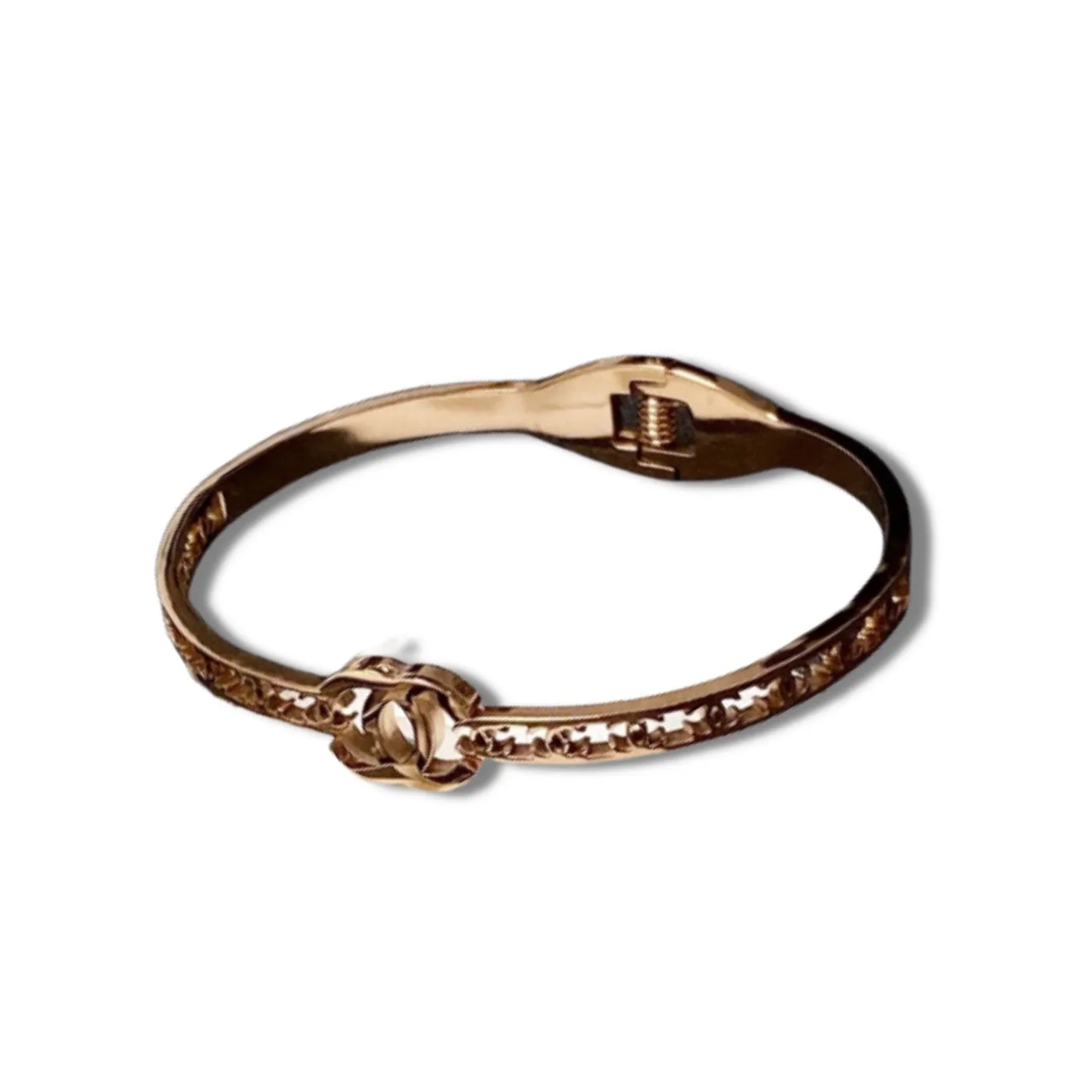 Chanel Mother Of Pearl Bracelet Gold - Image 4