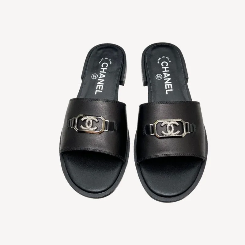 Chanel Mules Black