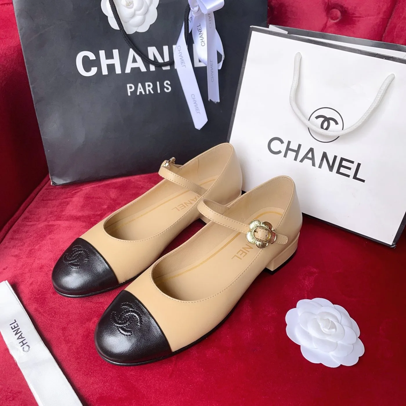 Chanel Pumps Beige - Image 3