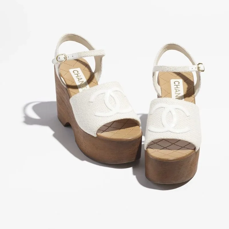 Chanel Sandals Ivory