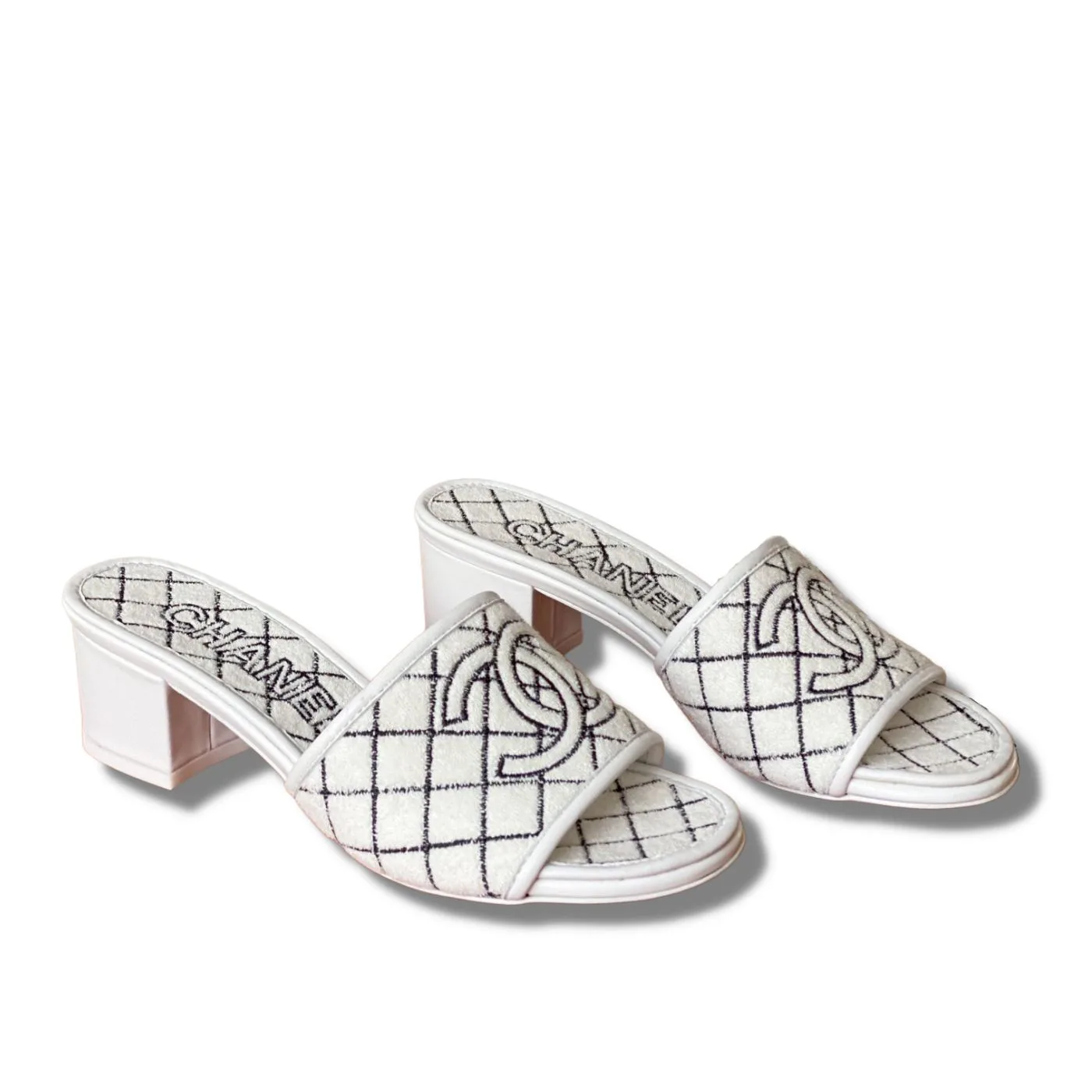 Chanel Sandals White
