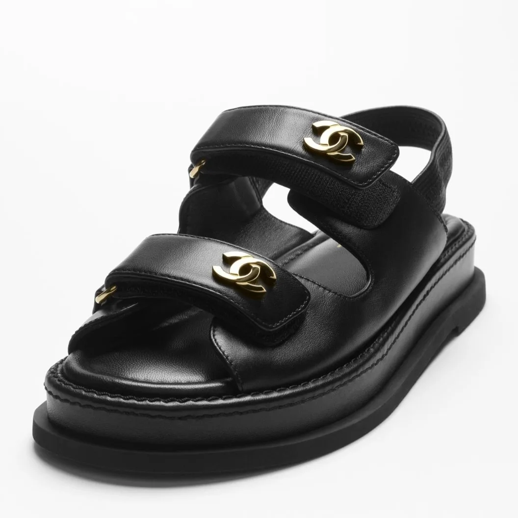 Chanel Sandals Black - Image 4