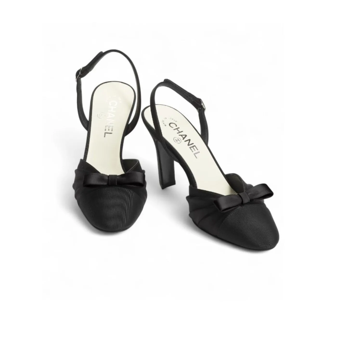 Chanel Slingbacks Black