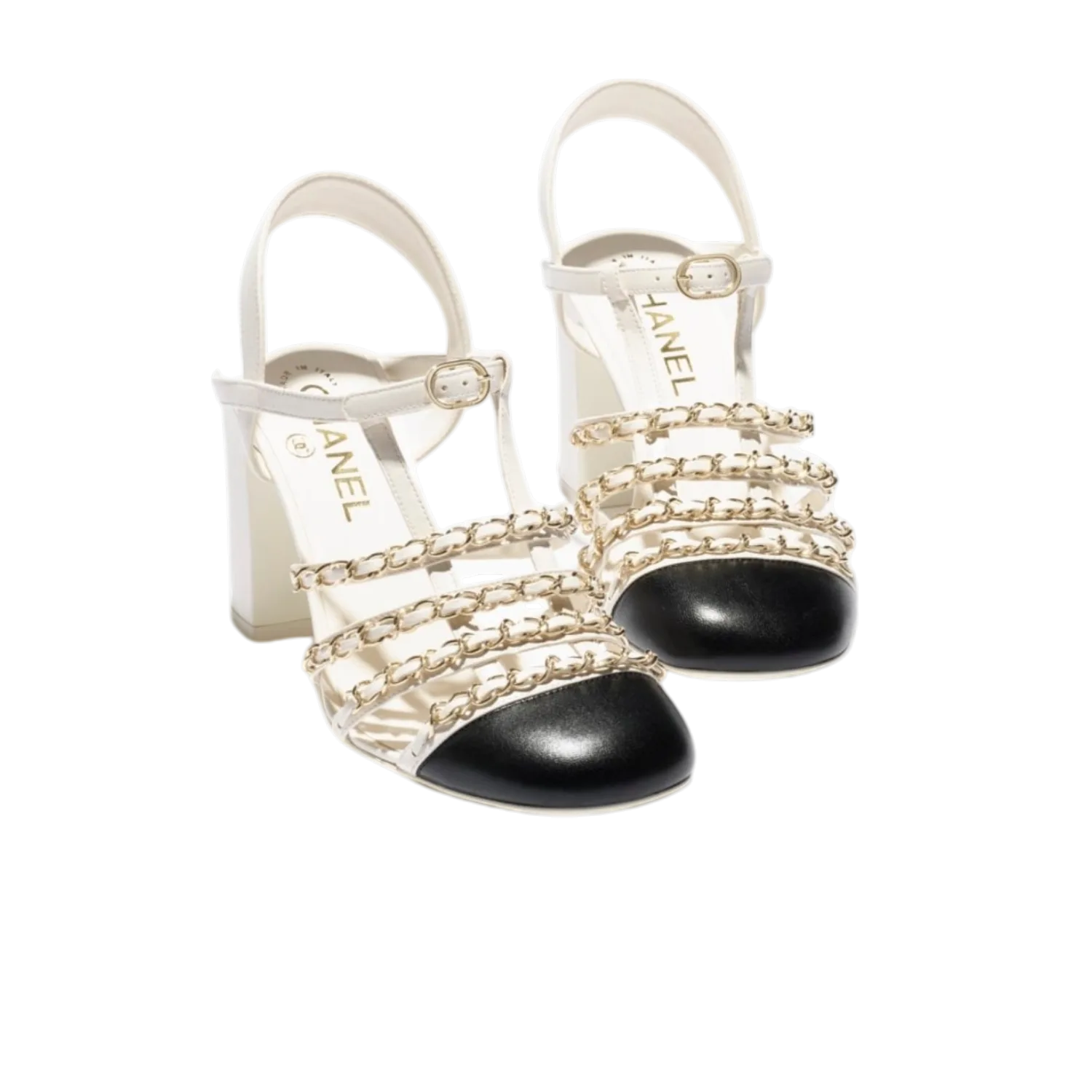 Chanel Slingbacks White