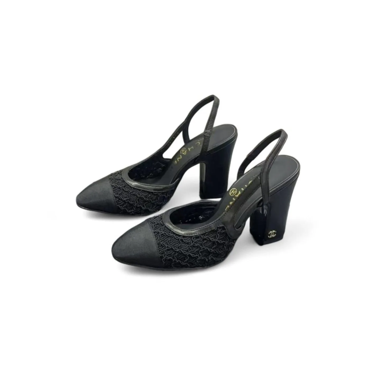 Chanel Slingbacks Black - Image 5