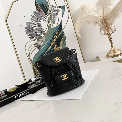Alternative view of Chanel Small Vintage Duma Backpack Black /
