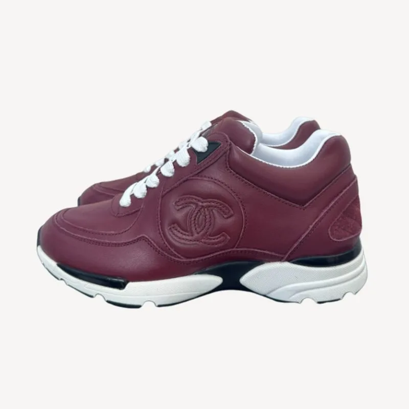 Chanel Sneakers Burgundy
