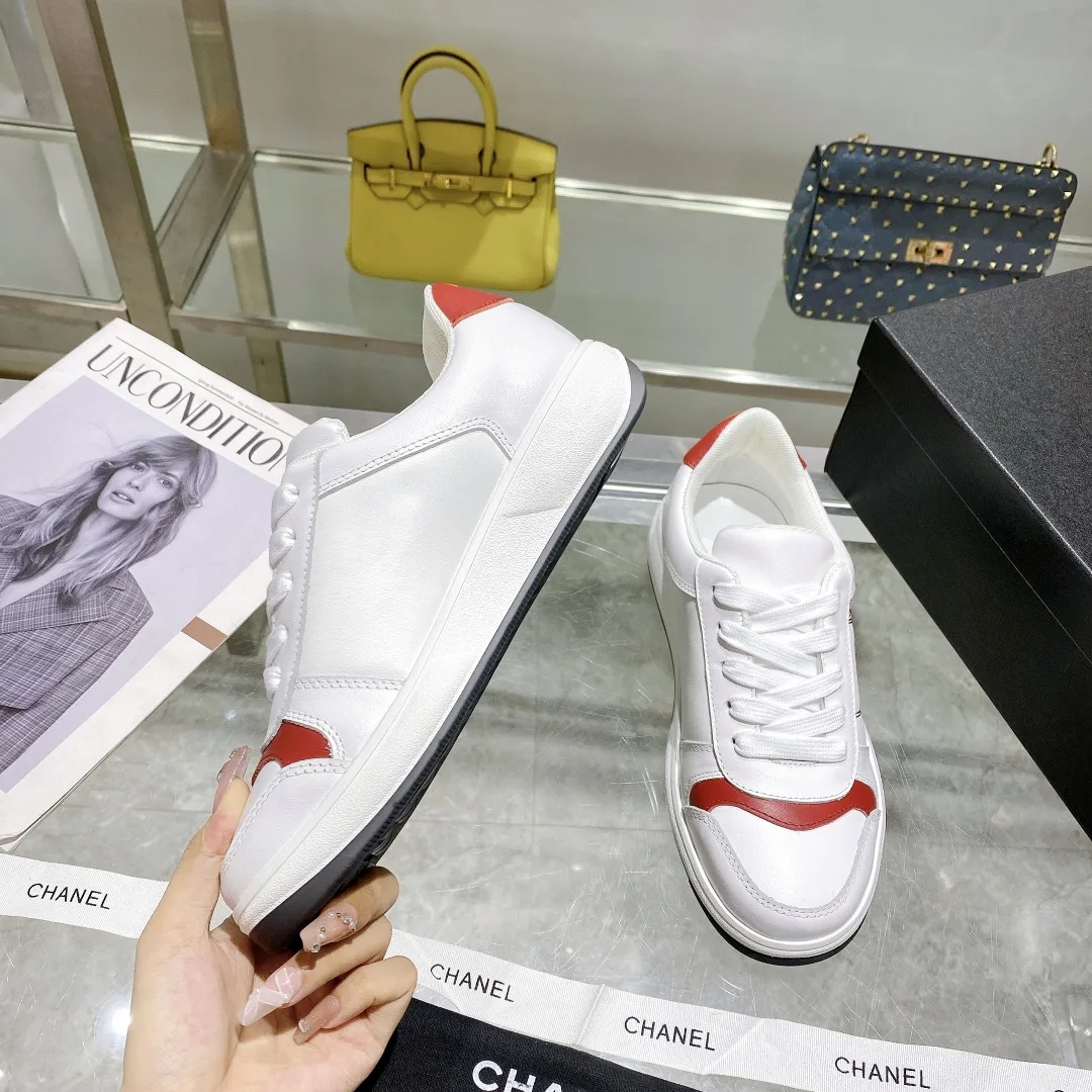 Chanel Sneakers Red - Image 3