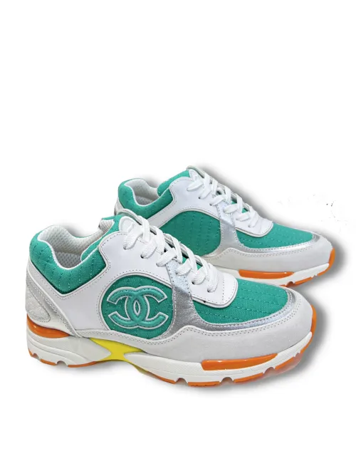 Chanel Sneakers Green