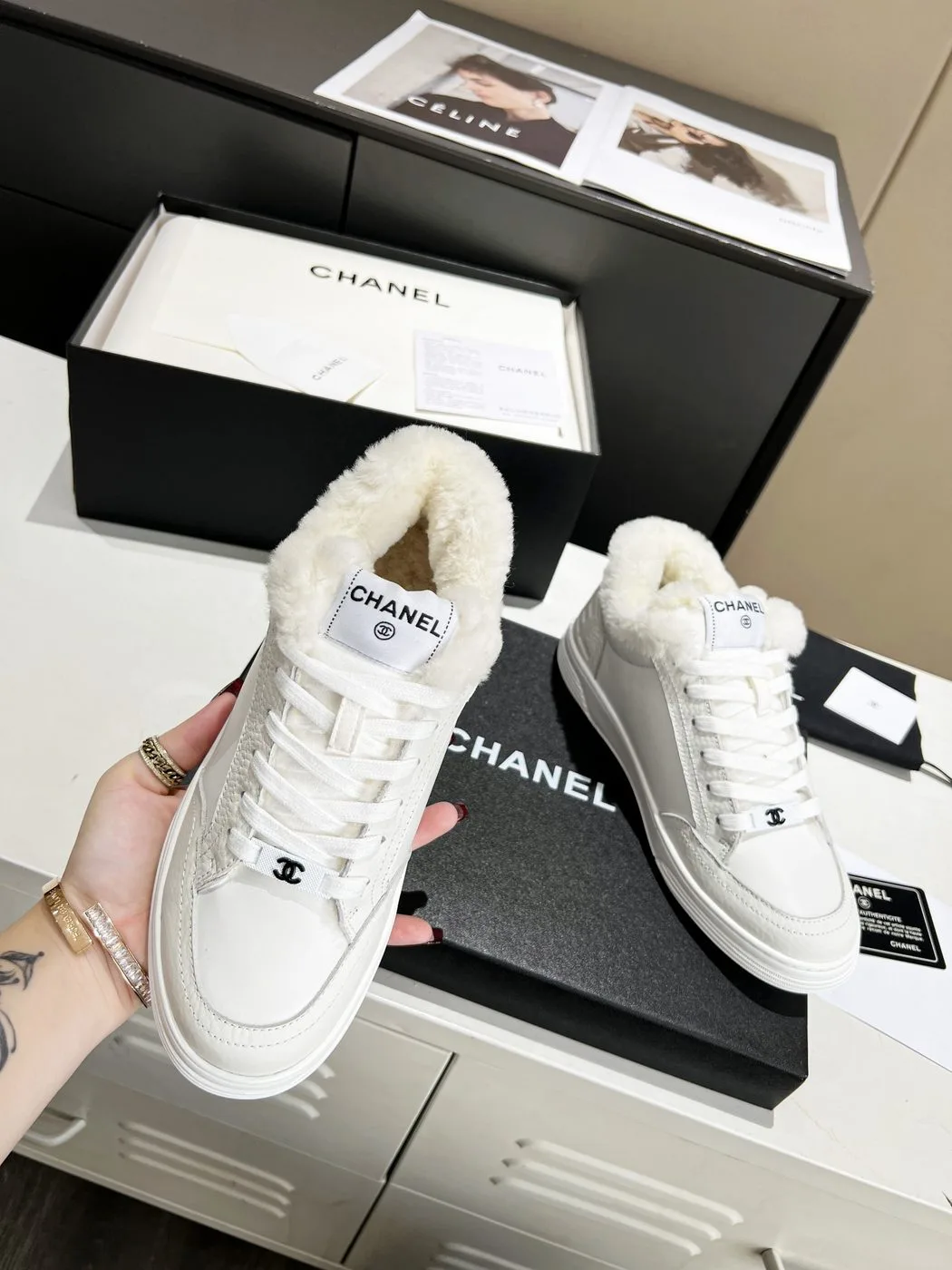 Alternative view of Chanel Sneakers White
