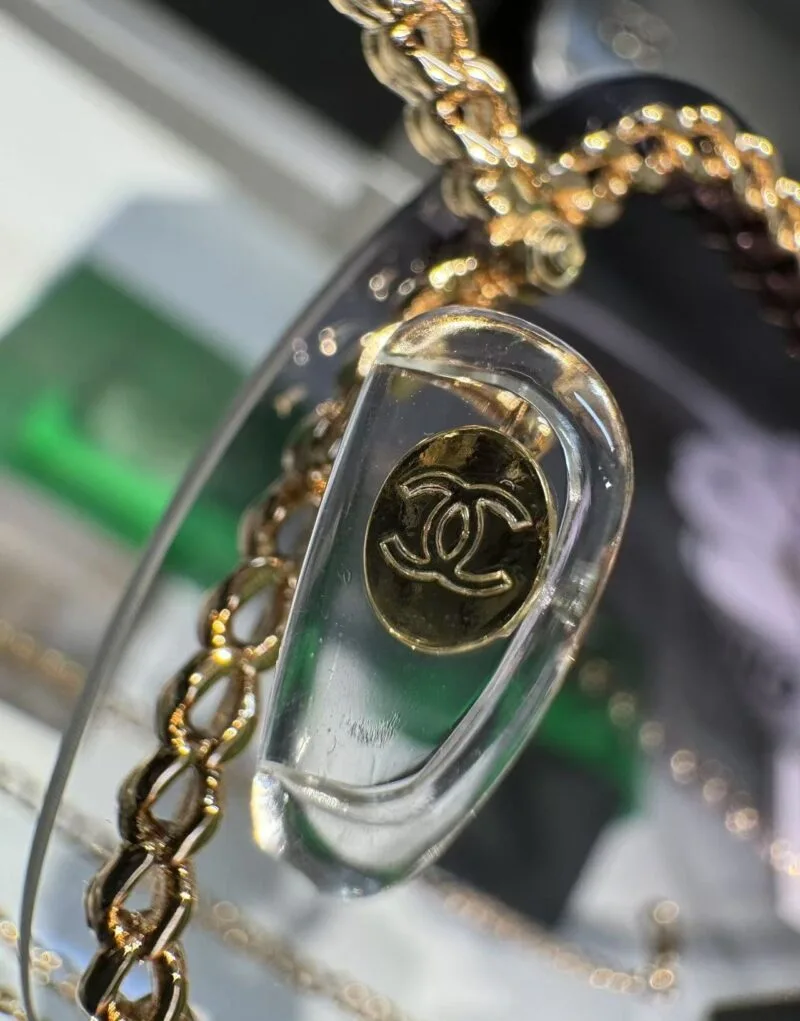 Chanel Square Sunglasses Gold - Image 3