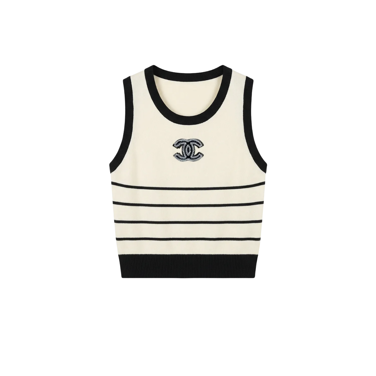 Chanel Striped Sleeveless