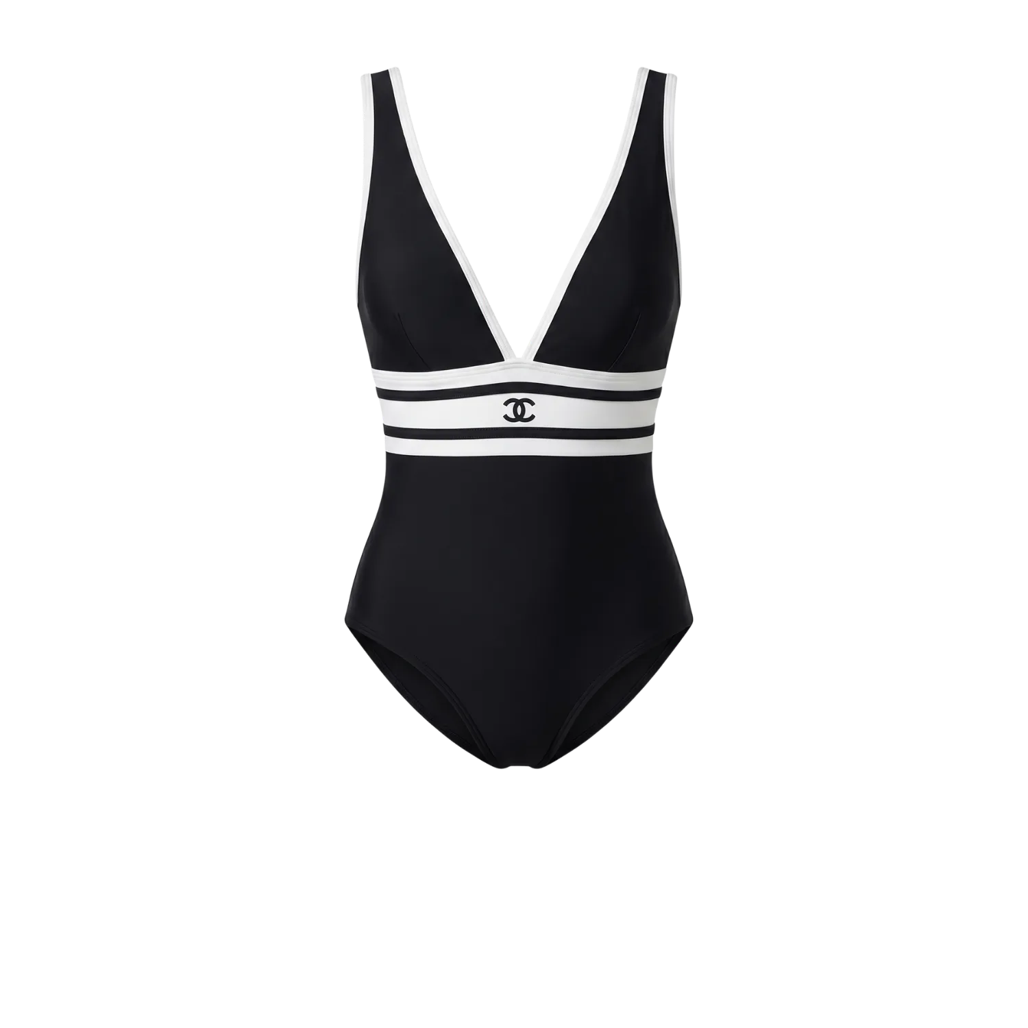 Chanel Striped V-Neck