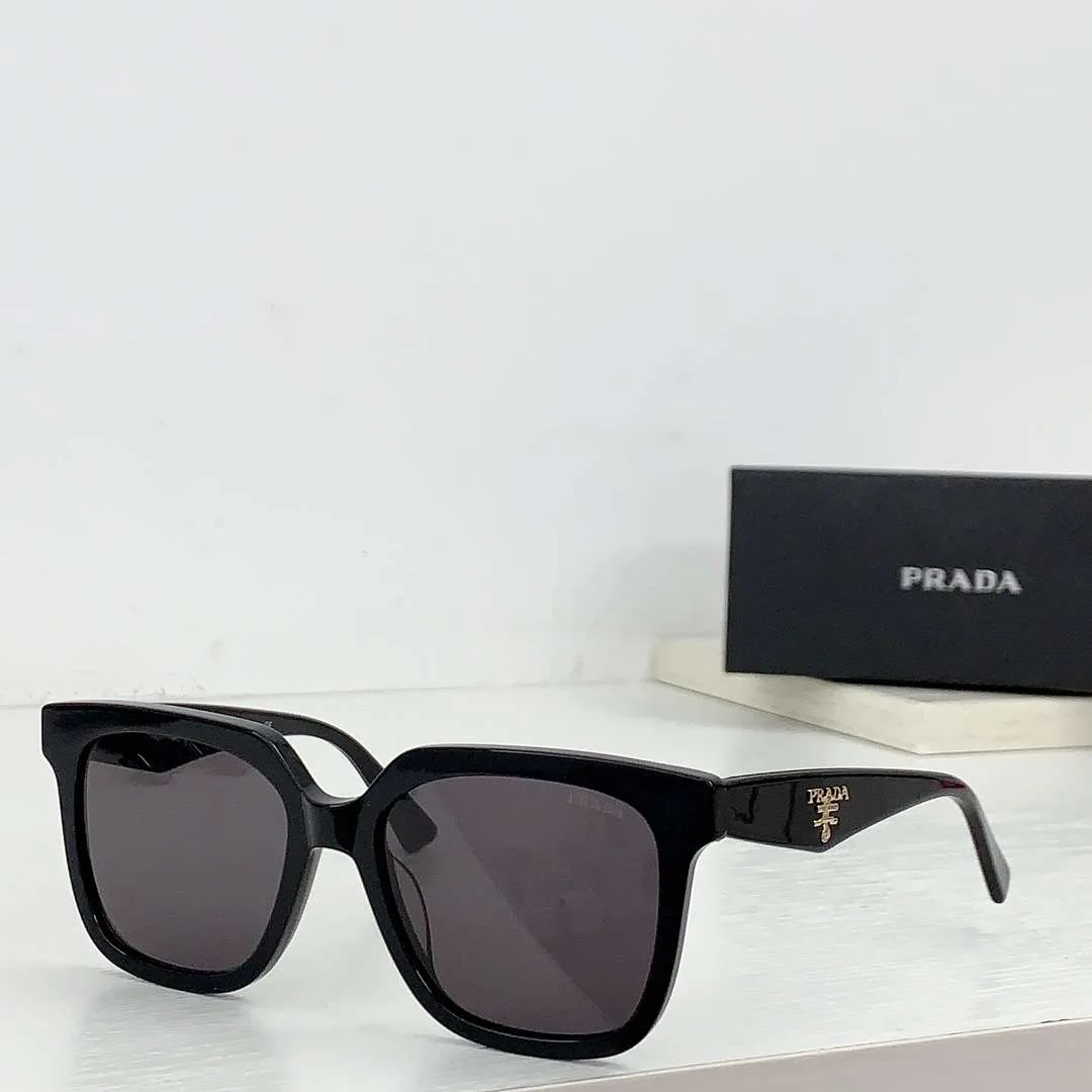 Alternative view of Prada Sunglasses Squares Gradient Black