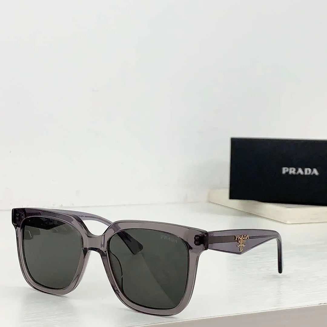 Alternative view of Prada Sunglasses Squares Gradient Dark Grey
