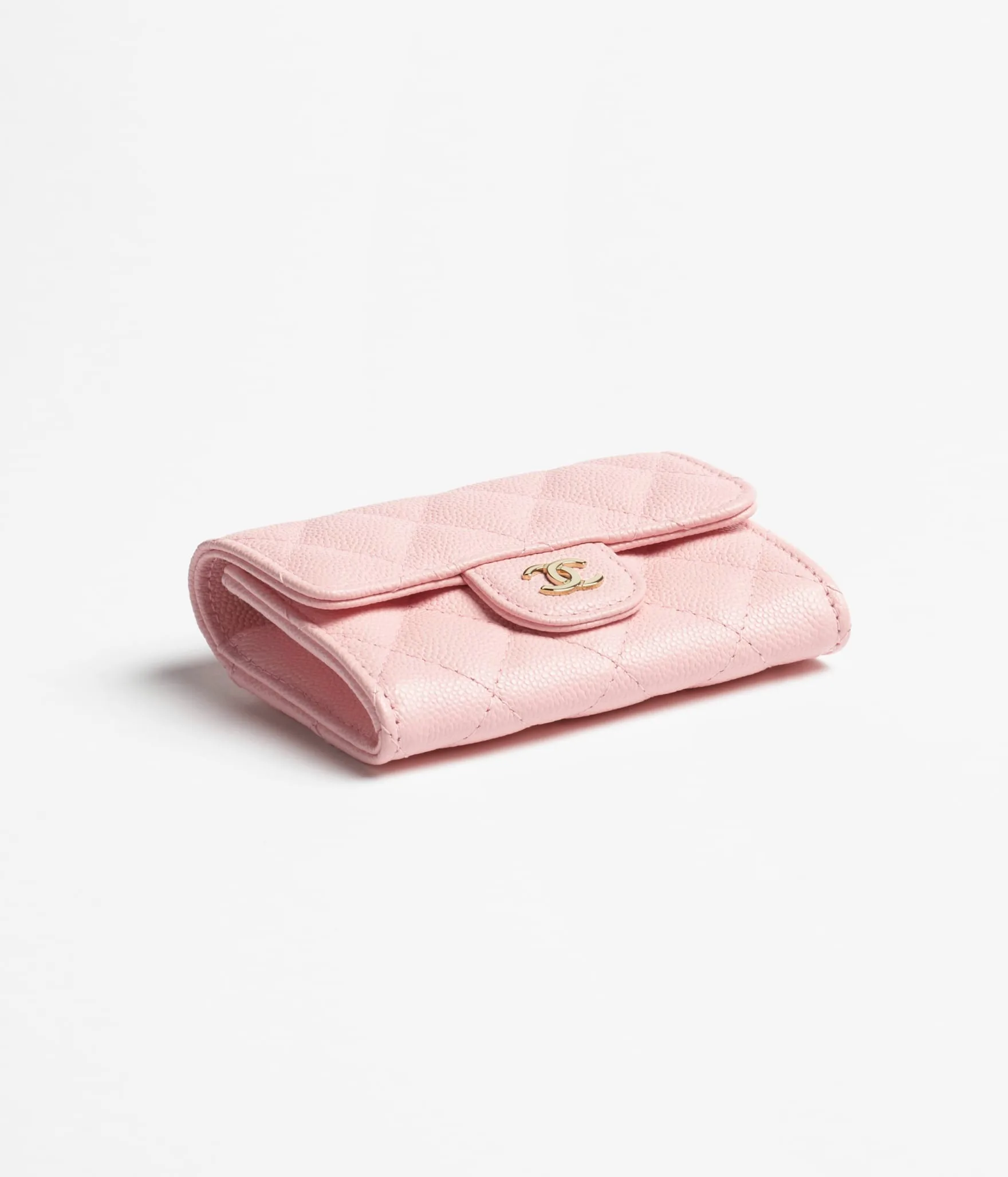 Alternative view of Chanel Classic Card Holder Wallet Light Pink /
