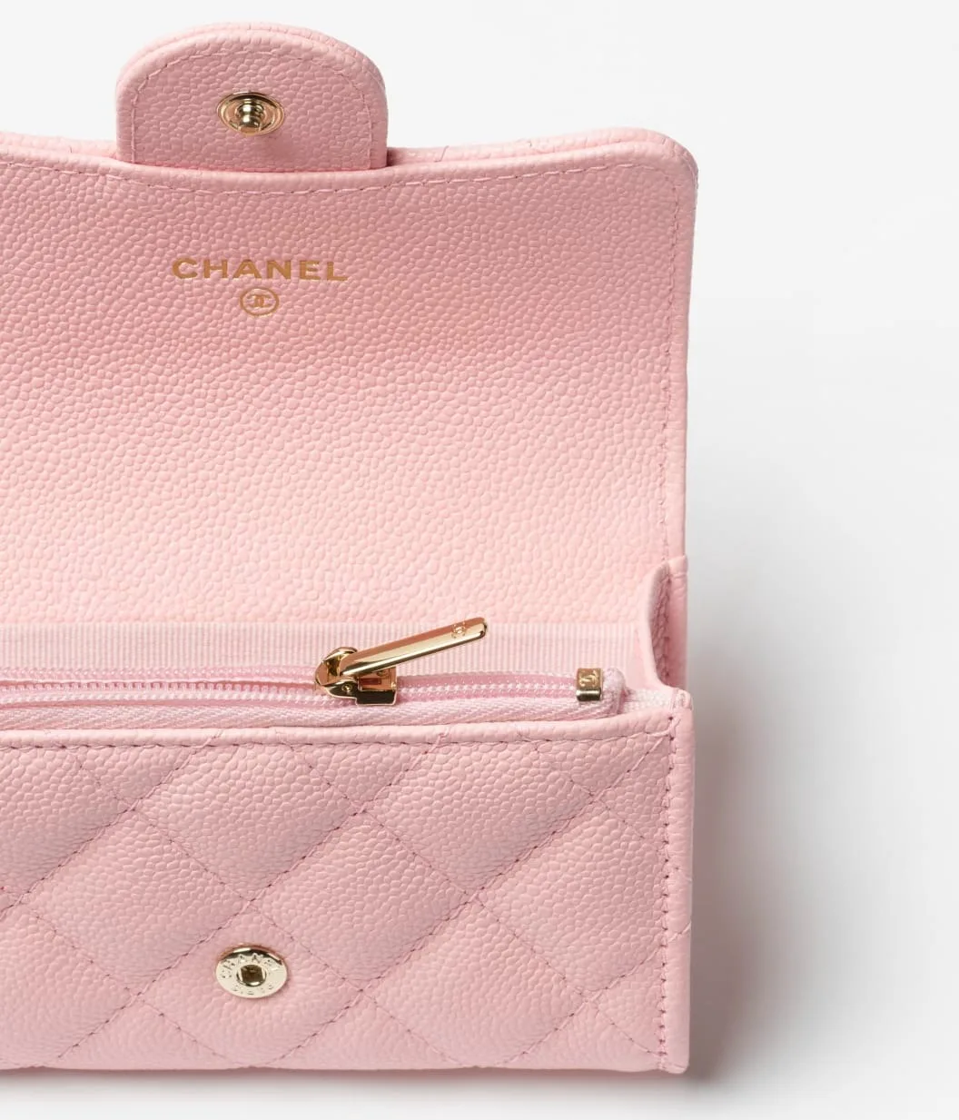 Chanel Classic Card Holder Wallet Light Pink / - Image 3