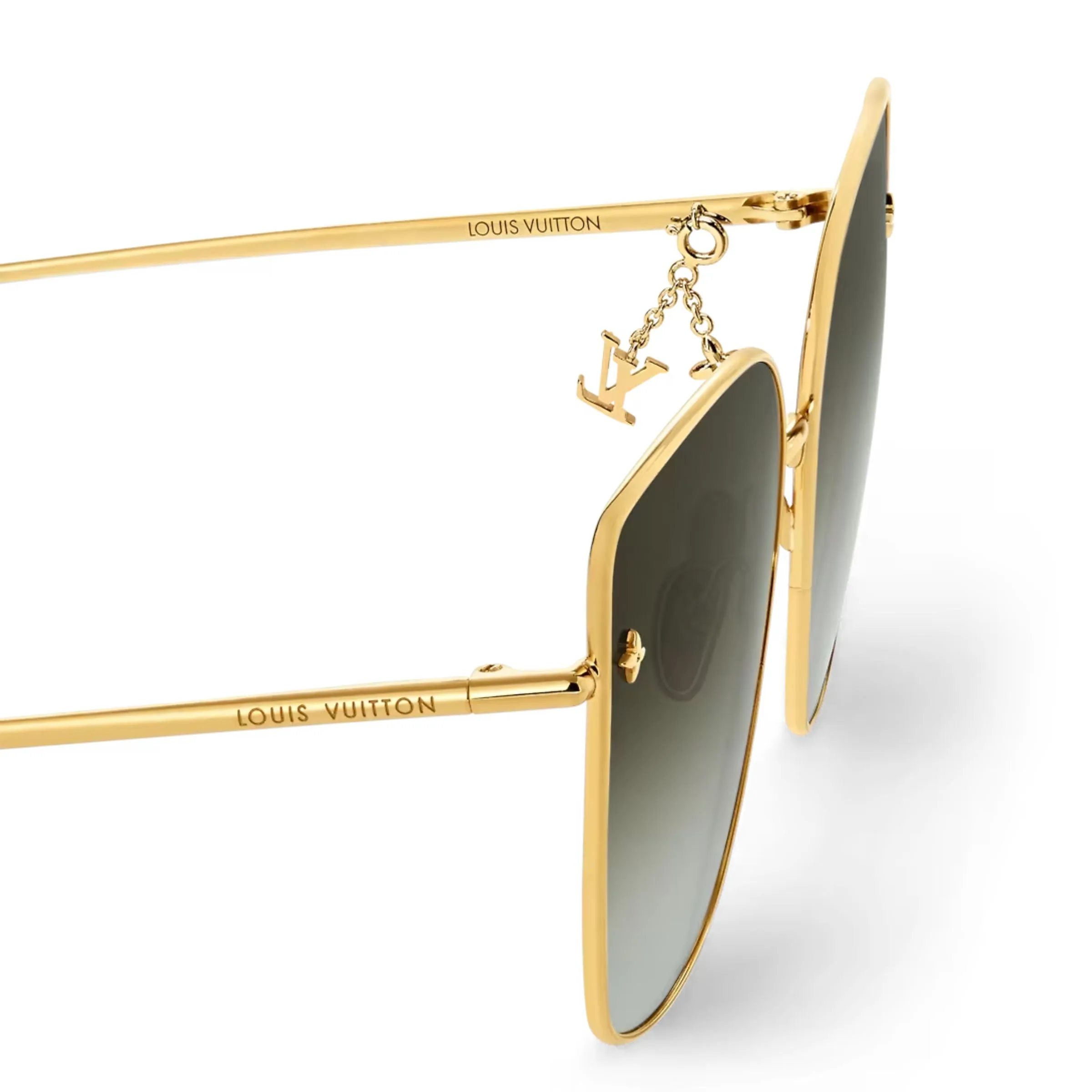 Alternative view of Louis Vuitton Charm Cat Eye Sunglasses Gold