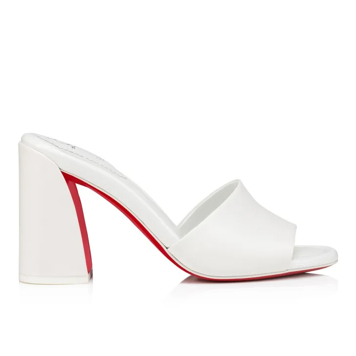 Christian Louboutin Jane Mules Bianco - Image 3