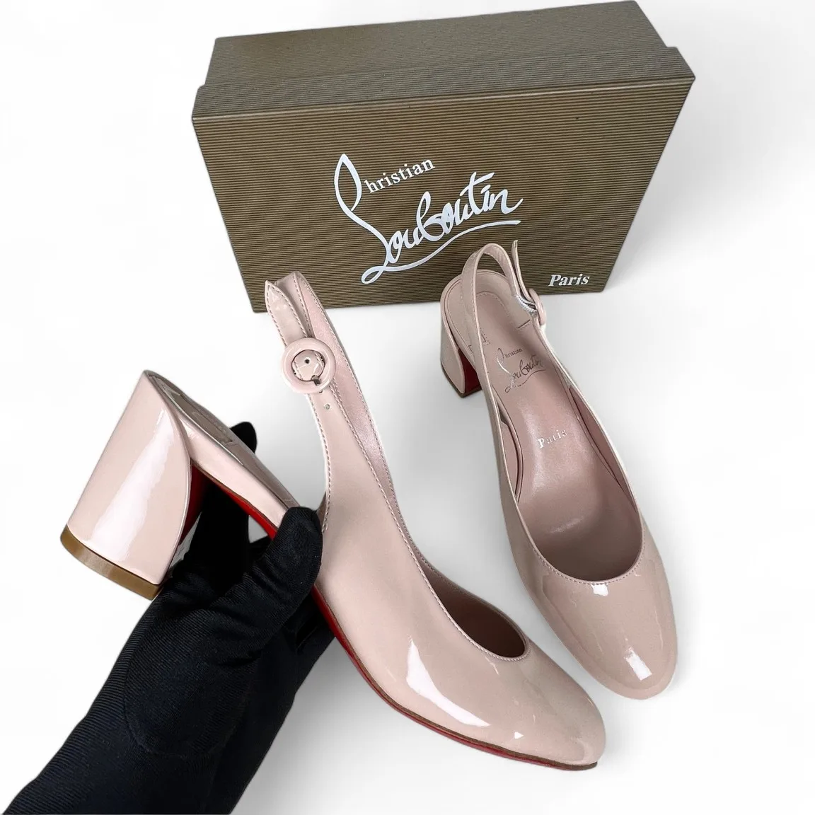 Christian Louboutin So Jane Sling Pink - Image 3
