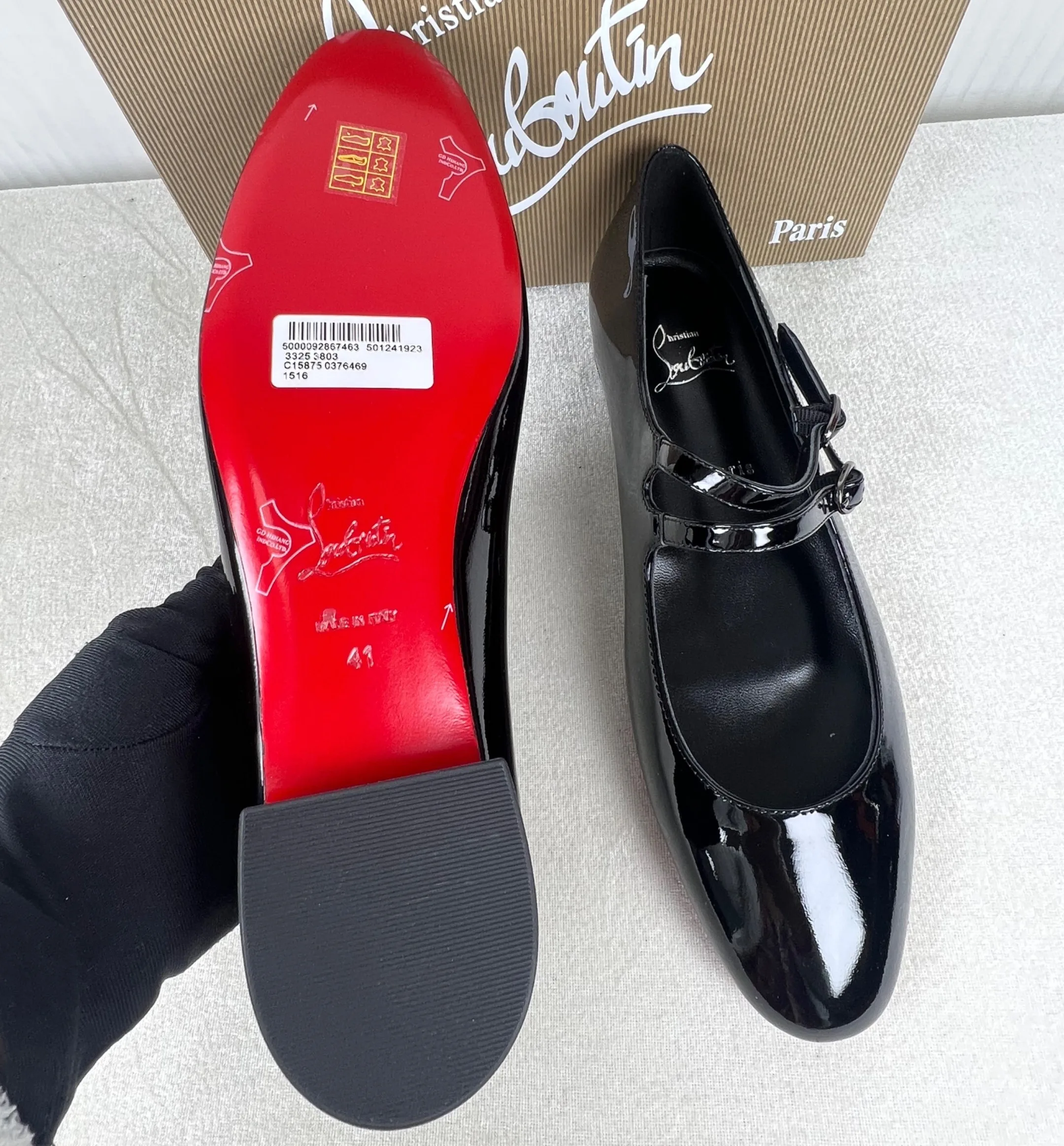 Christian Louboutin Sweet Jane Ballerinas Black - Image 4