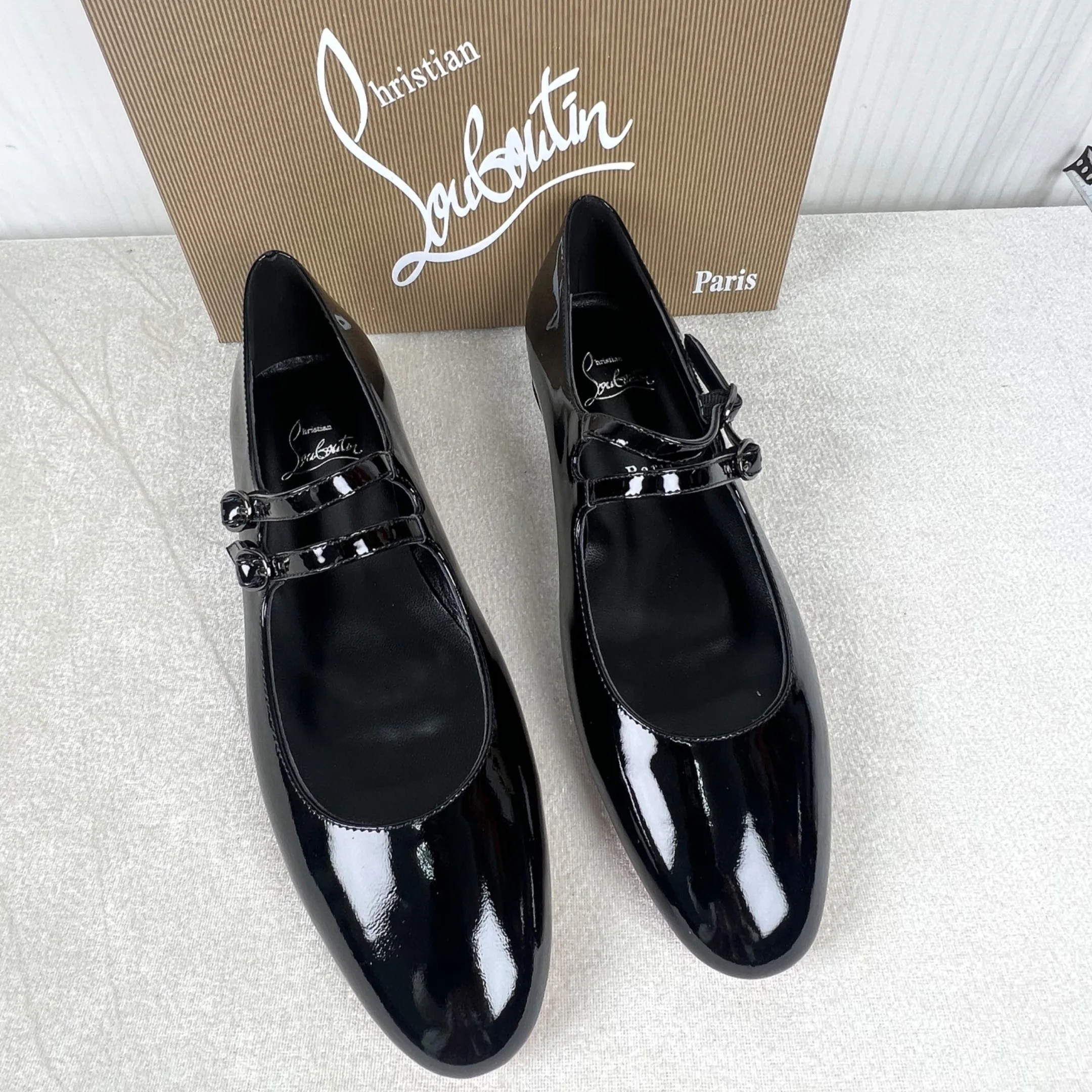 Alternative view of Christian Louboutin Sweet Jane Ballerinas Black