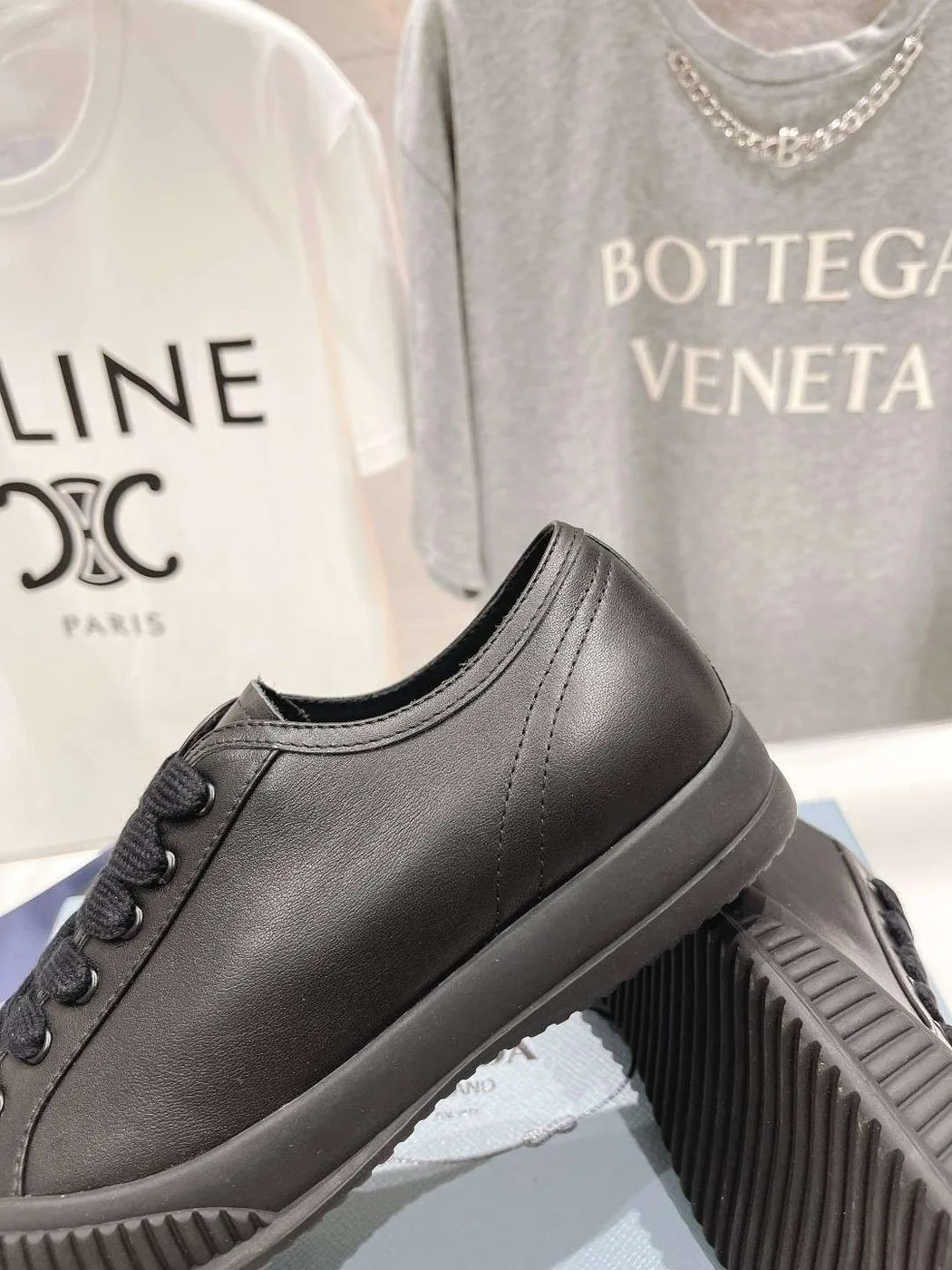 Prada Chunky Sole Sneakers Black - Image 3