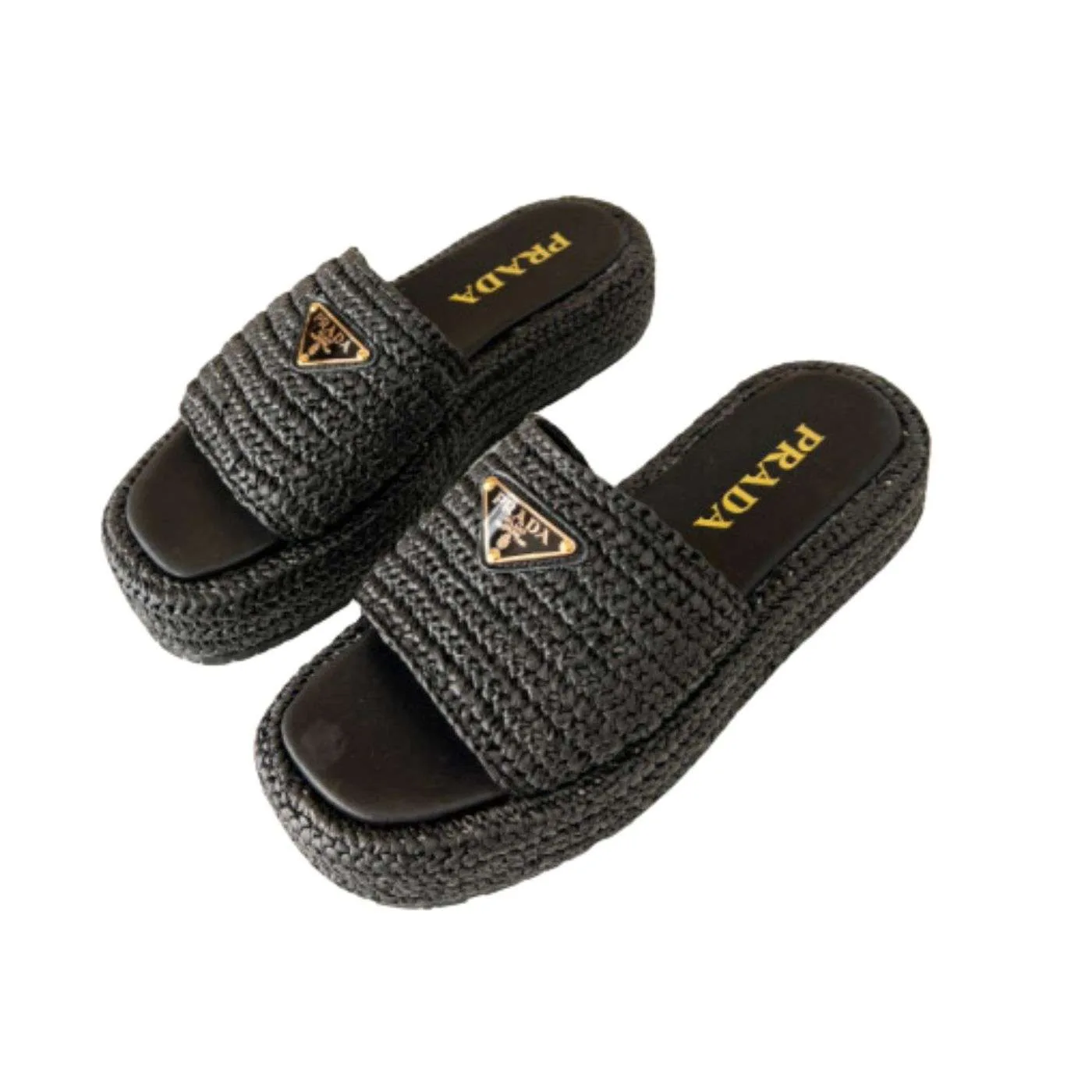 Prada Crochet Flatform