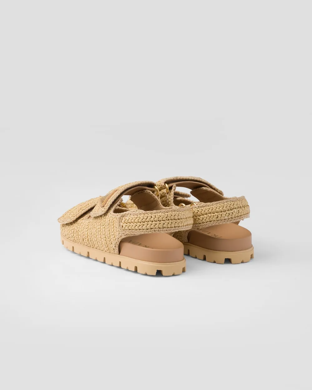Prada Crochet Sandals Beige 1X440N_2C2T_F0018_F_020 - Image 4